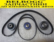 Комплект ГРМ 2,4 AT BYD S6 Бид С6 (3 ролика 2 ремня)