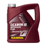 Масло трансмиссионное Mannol Dexron III Automatic Plus синтетическое 4л