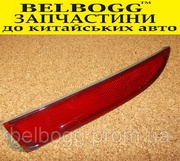 Катафот в бампер задний левый MG 350 Morris Garages МГ 350 Морис Гараж