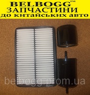 Фильтра комплект топливный воздушный масляный Chery Beat Чери Бит