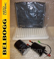 Фильтра (комплект) на Geely : FC SL Emgrand EC7 . Джили : ФС СЛ Эмгранд ЕС7 