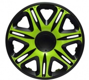 Колпаки на колеса Nascar Green -Black / R 14"